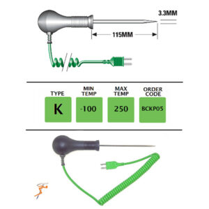 BCKP05 K Type Needle Probe with Thermasprint