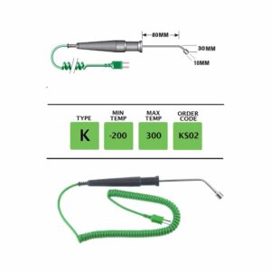 TME-KS02-Fast-Response-Ribbon-Surface-Temperature-Probe-with-45-Degree-Bend