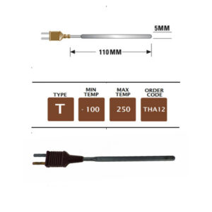 THA12 Plug Mounted Flat Food Probe